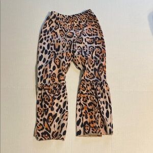 Leopard Print Kids Casual Bottoms
